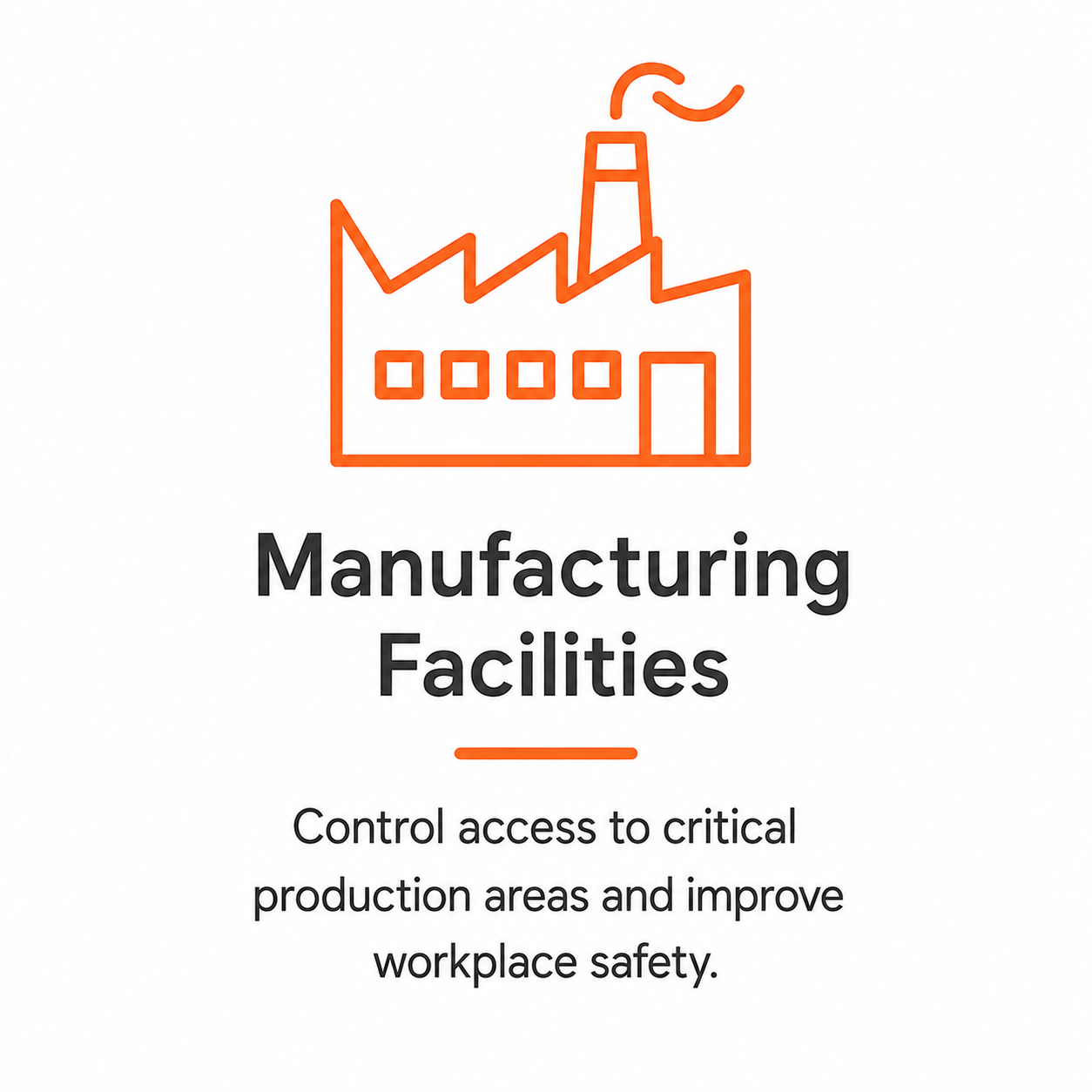 manufacturing facilities lock system